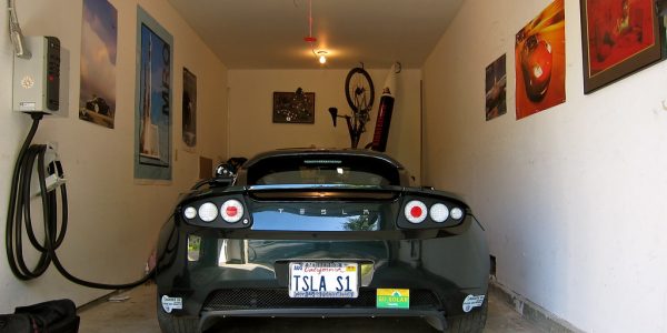 Charging an electric car at home