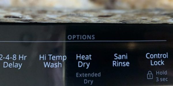 Dishwasher dry settings