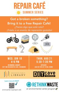 Repair Cafe Summer Series 2025