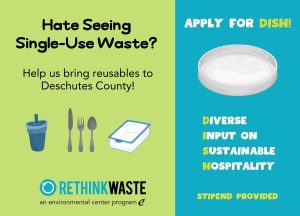 Apply for DISH - Diverse Input on Sustainable Hospitality