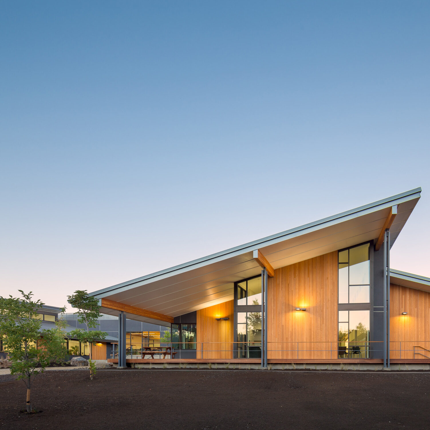 Exterior of Cascades Academy building